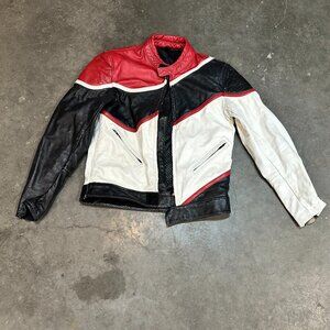 Beautiful Retro Vintage Genuine Leather Motorcycle Jacket – Made in Canada